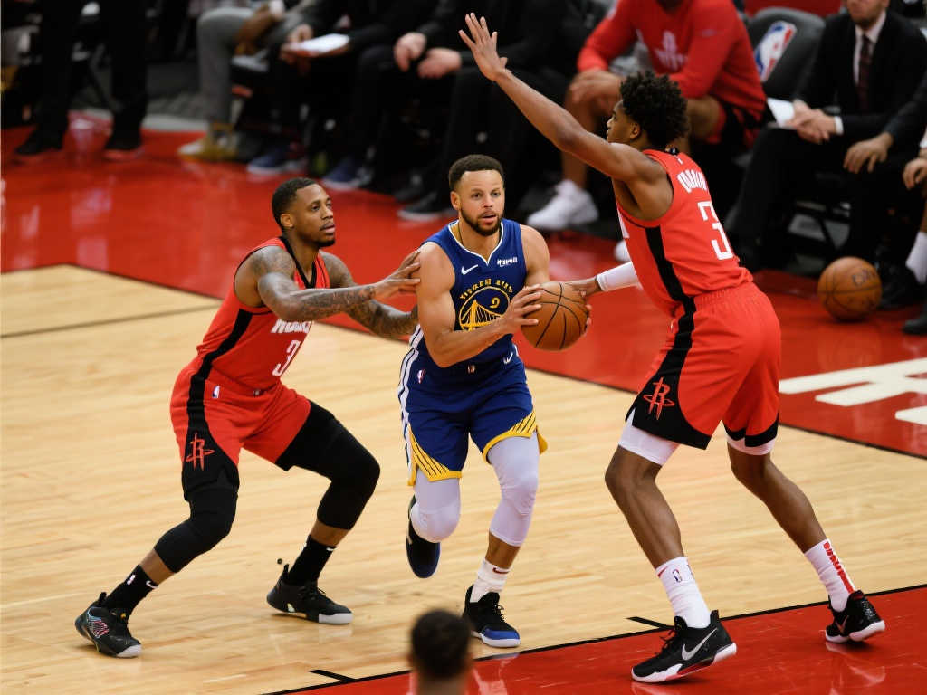 勇士危机!火箭双星防守压制库里,仅13中2 勇士危机!火箭双星防守压制库里,仅13中2